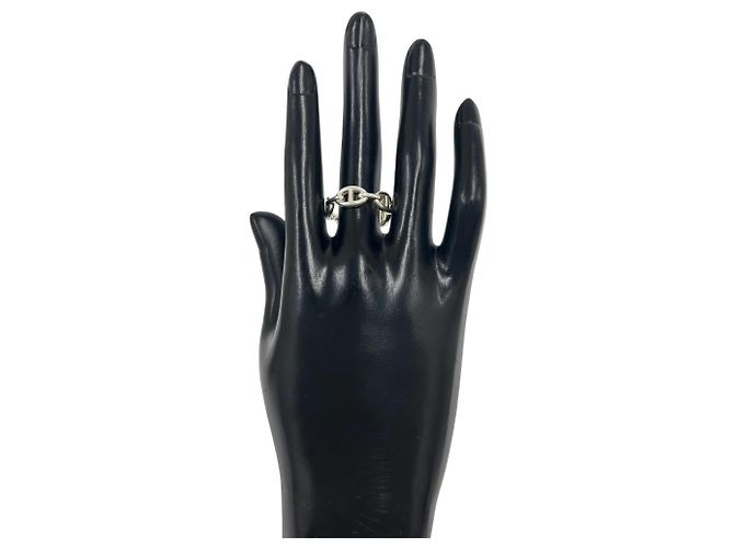 Ring Hermès Anel Hermes Enchainée PM em Prata 925 - vista 2