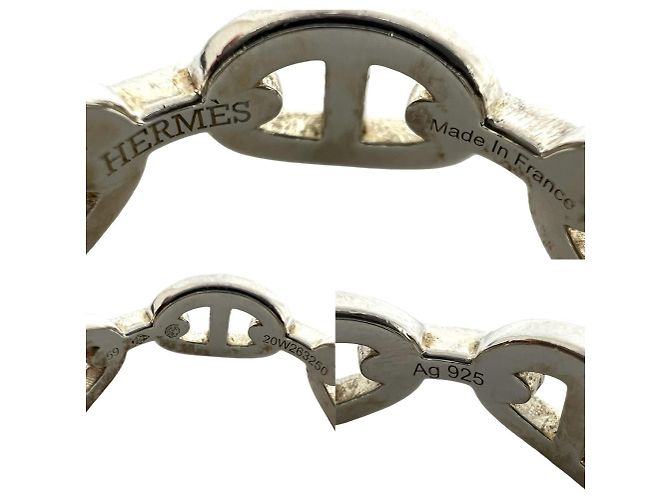 Ring Hermès Anel Hermes Enchainée PM em Prata 925 - vista 3
