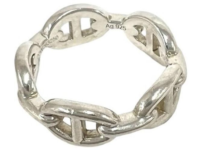 Ring Hermès Anel Hermes Enchainée PM em Prata 925 - vista 4