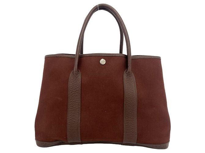 Hermès Hermes Garden Party PM Tote Bag Brown - view 3