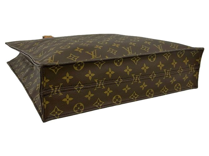Louis Vuitton Vintage Sac Plat Monogram Leather Tote Bag Braun - Ansicht 7