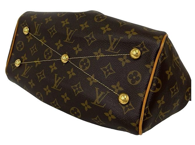 Borsa Louis Vuitton Tivoli PM Monogram Leather Marrone - vista 8