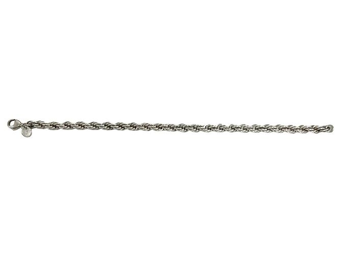 Autre Marque Bracciale Tiffany Vintage Twist Rope Argento - vista 5