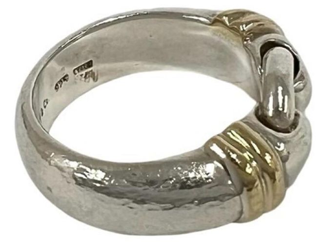 Autre Marque Anello Tiffany Vintage Circle Argento D'oro - vista 5