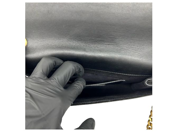 Borsa a tracolla in pelle Kate Yves Saint Laurent Nero - vista 10