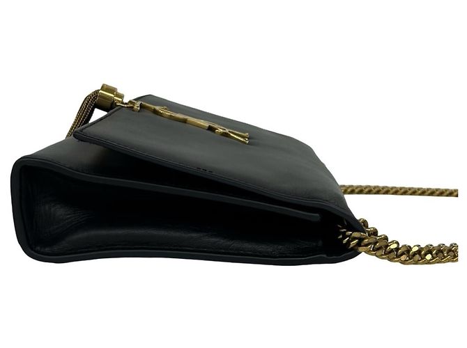 Borsa a tracolla in pelle Kate Yves Saint Laurent Nero - vista 6