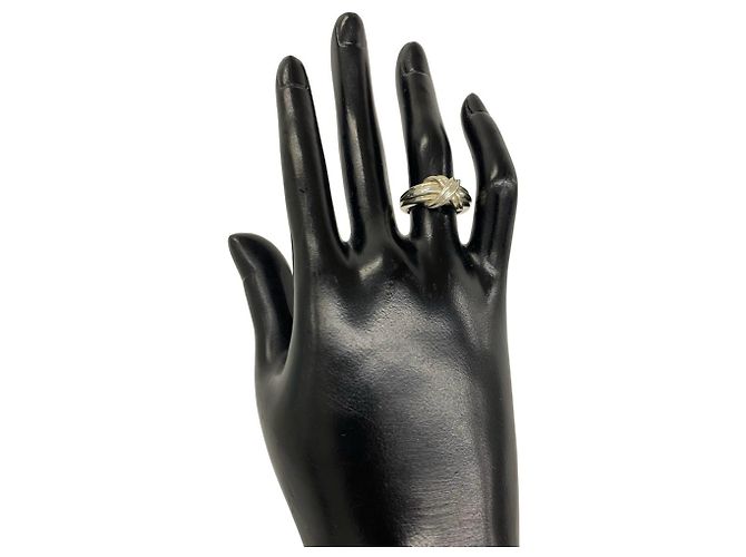 Autre Marque Anello Tiffany Vintage Signature Band Argento - vista 2