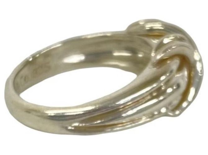 Autre Marque Anello Tiffany Vintage Signature Band Argento - vista 5