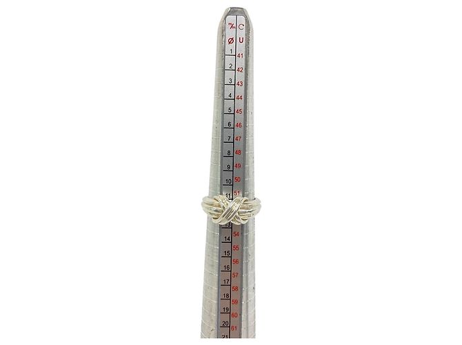 Autre Marque Anello Tiffany Vintage Signature Band Argento - vista 7