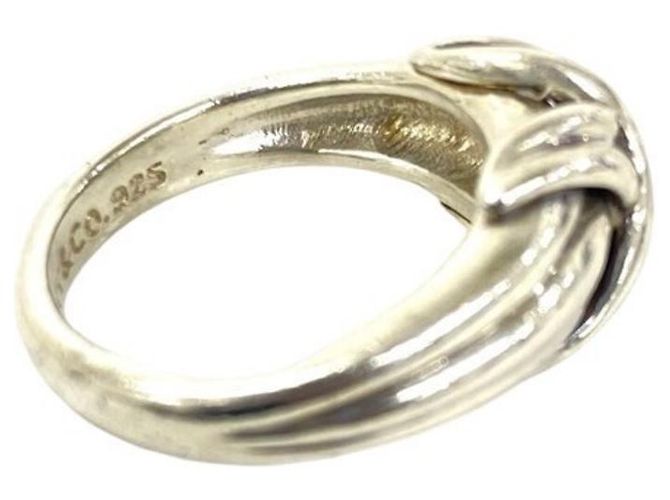 Autre Marque Anello Tiffany Vintage Signature Band Argento - vista 5