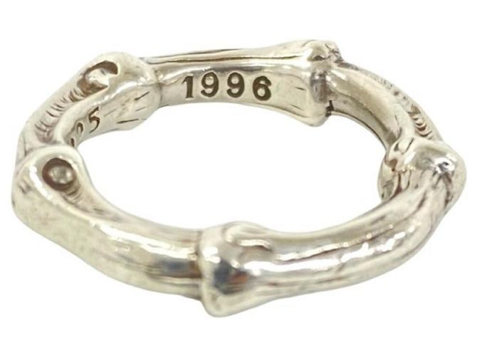 Autre Marque Anello Fascia Bamboo Vintage Tiffany & Co. Argento - vista 5