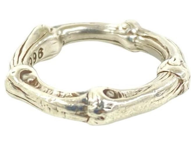 Autre Marque Anello Fascia Bamboo Vintage Tiffany & Co. Argento - vista 6