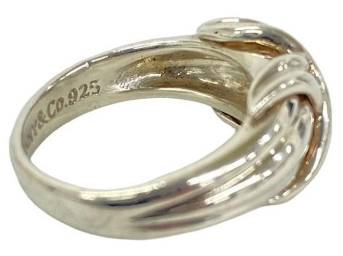 Autre Marque Anello Tiffany Signature Band in Argento 925 - vista 5