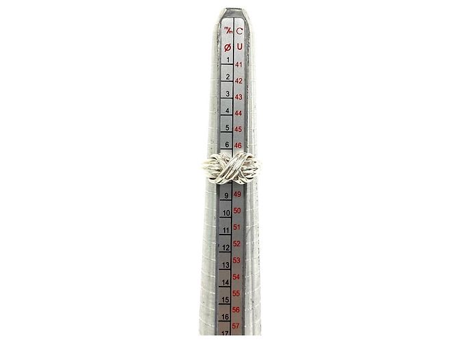 Autre Marque Anello Tiffany Signature Band in Argento 925 - vista 7