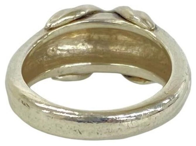 Autre Marque Anello Tiffany & Co. Vintage Signature Band in Silver Argento - vista 6