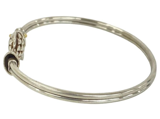 Autre Marque Bangles Tiffany Motif Pesce Argento D'oro - vista 4