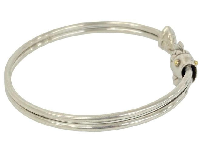 Autre Marque Bangles Tiffany Motif Pesce Argento D'oro - vista 5