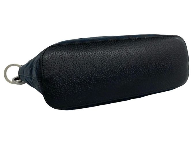 Bolsa de couro e lona com padrão GG Logo Gucci - vista 7