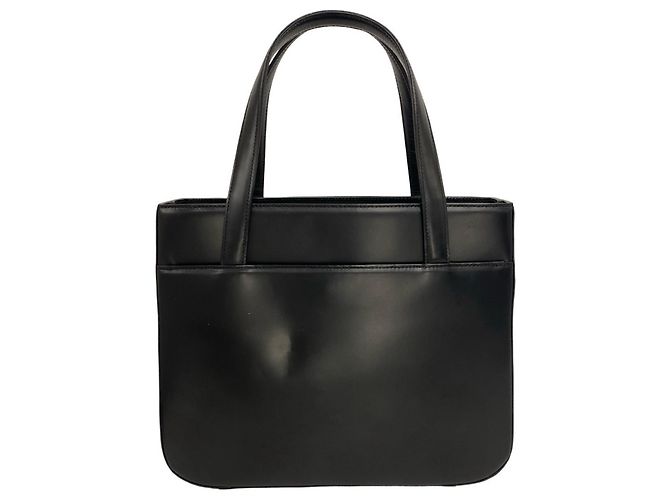 Burberry Vintage Logo Handtasche Schwarz Beige - Ansicht 3