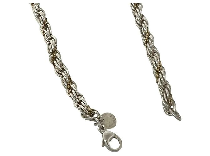 Autre Marque Collana Tiffany Vintage Twist Rope Chain - vista 4