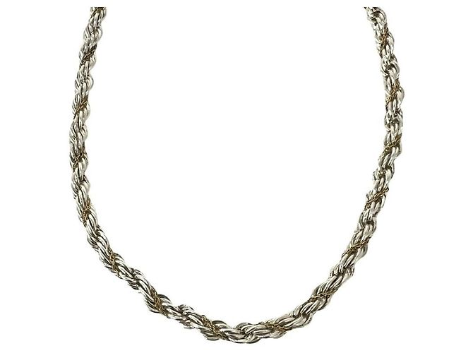 Autre Marque Collana Tiffany Vintage Twist Rope Chain - vista 5