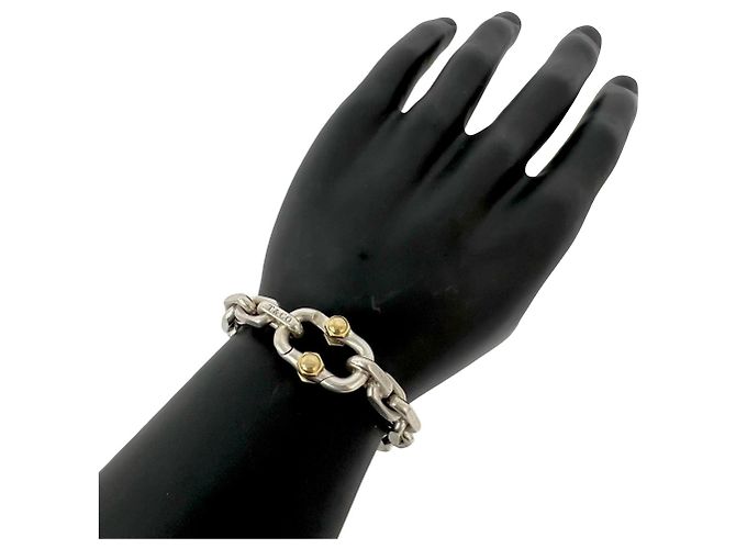 Autre Marque Bracciale con Charms Tiffany Vintage Makers Argento D'oro - vista 2