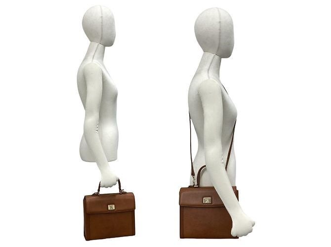 Bolsa de Ombro em Couro Burberry Shadow Horse Nova Check - vista 2
