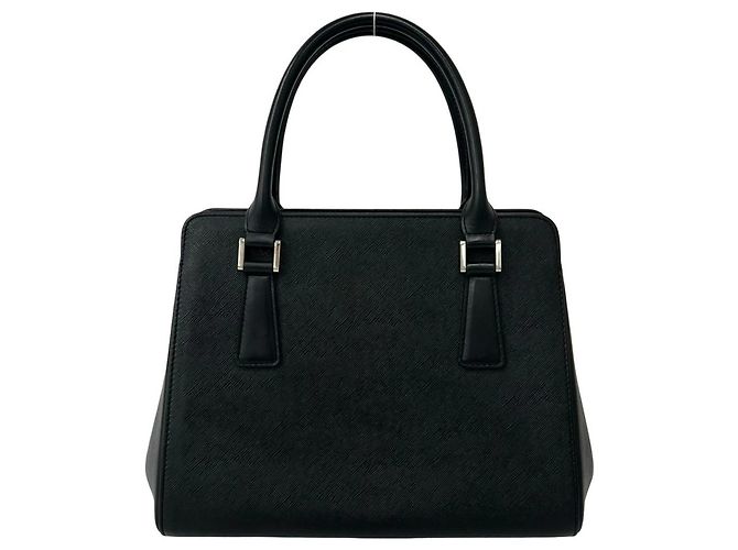 Mini bolso tote de piel Burberry Nova Check Pattern Negro - vista 3