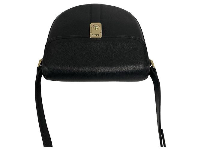 Burberry Schultertasche Pouch aus schwarzem Leder - Ansicht 4