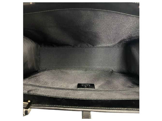 GUCCI Jackie Handtasche schwarz Leder und Canvas - Ansicht 9