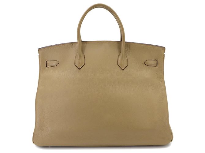 Hermès Borsa Hermes Birkin 40 Beige - vista 3