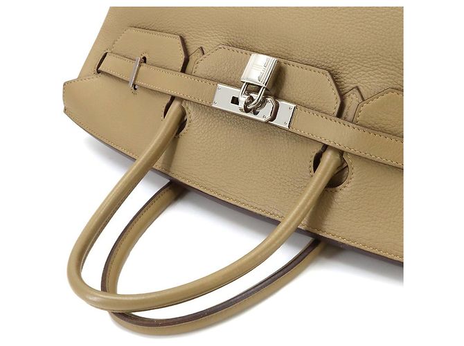 Hermès Borsa Hermes Birkin 40 Beige - vista 6