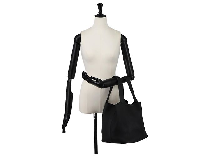 Hermès Borsa Hermes Picotin GM Nero - vista 10