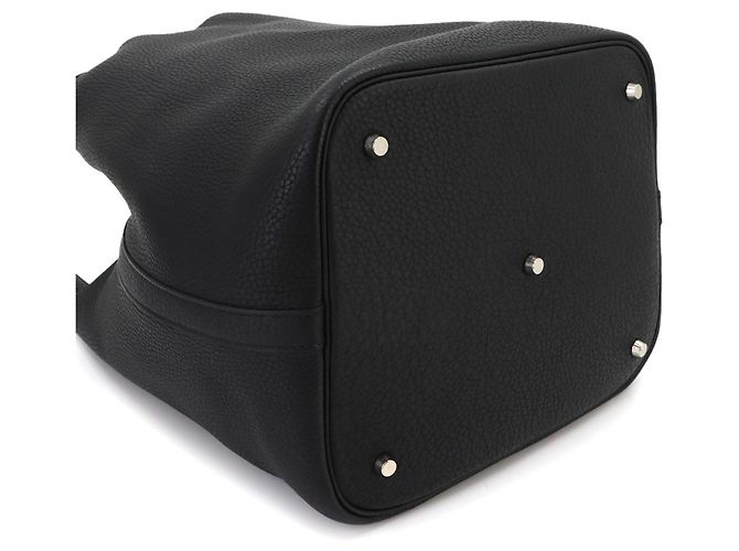 Hermès Borsa Hermes Picotin GM Nero - vista 4