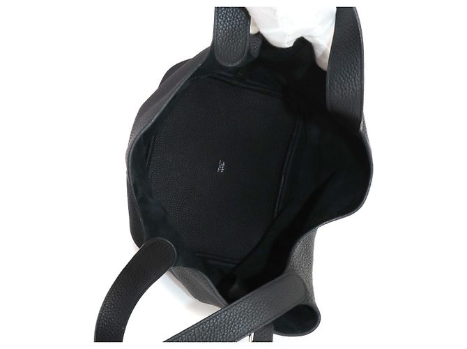 Hermès Borsa Hermes Picotin GM Nero - vista 6