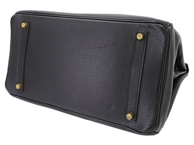 Hermès Borsa a mano Hermes Birkin 35 Black Nero - vista 5