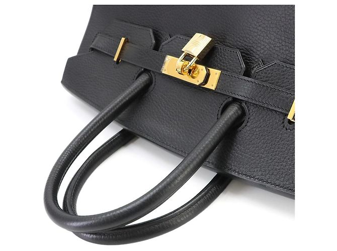 Hermès Borsa a mano Hermes Birkin 35 Black Nero - vista 6