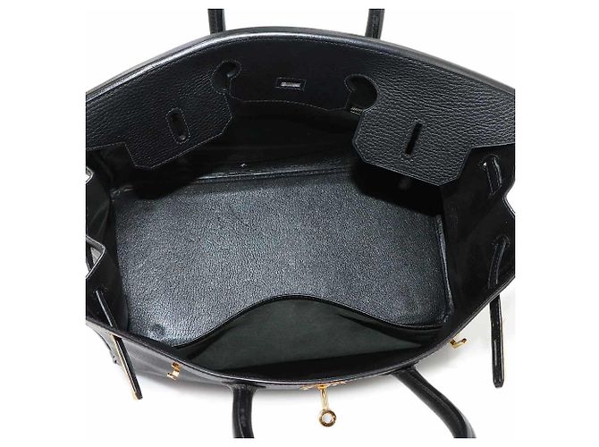 Hermès Borsa a mano Hermes Birkin 35 Black Nero - vista 7
