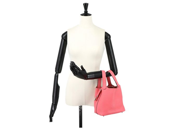 Hermès Hermes Picotin Lock PM Handtasche in Rose Azalee Pink - Ansicht 9