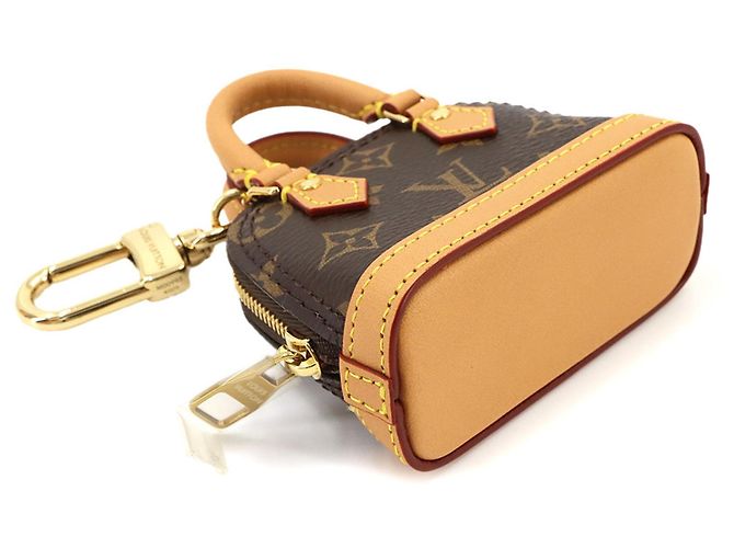 Louis Vuitton Monogram Accessory Bag Charm Micro Alma Keychain Golden Monogramm - Ansicht 4
