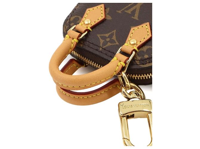 Louis Vuitton Monogram Accessory Bag Charm Micro Alma Keychain Golden Monogramm - Ansicht 5