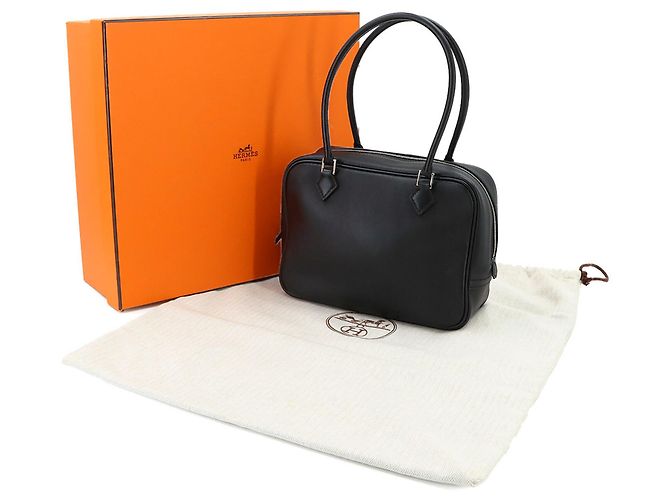 Hermès Bolso Hermes Mini Plume 20 Negro - vista 2