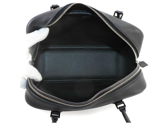 Hermès Bolso Hermes Mini Plume 20 Negro - vista 7