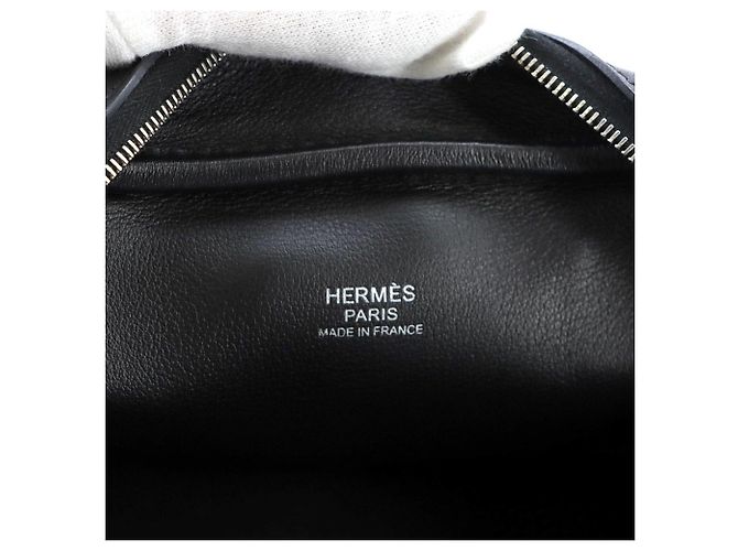 Hermès Bolso Hermes Mini Plume 20 Negro - vista 8
