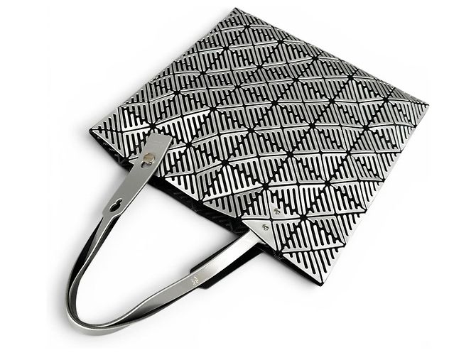 Bolso Tote Issey Miyake BAOBAO Silver - vista 5