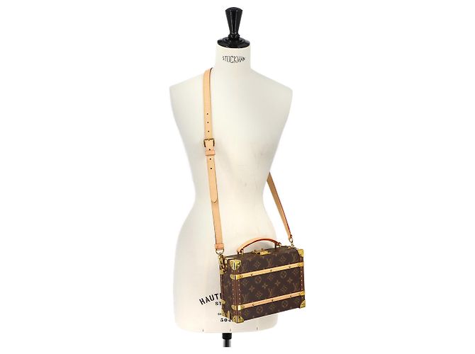 Louis Vuitton Handle Trunk 2-Way Hand-/Schultertasche Braun - Ansicht 10