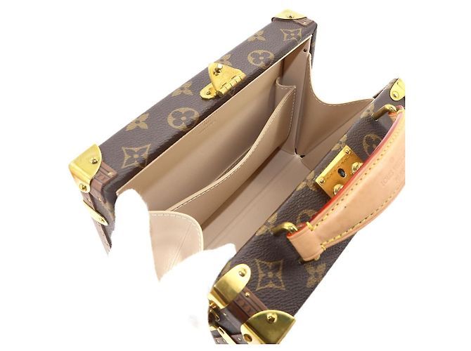 Louis Vuitton Handle Trunk 2-Way Hand-/Schultertasche Braun - Ansicht 6