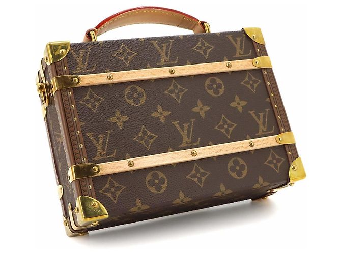 Louis Vuitton Handle Trunk 2-Way Hand-/Schultertasche Braun - Ansicht 8