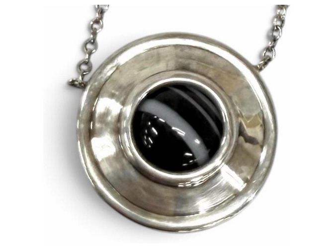 Autre Marque Collar Magic Circle Paloma Picasso de Tiffany & Co. Negro Plata Dorado - vista 3