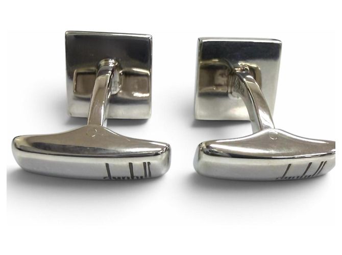 Alfred Dunhill Gemelli Dunhill 925 Amethyst Square Circle Argento - vista 4